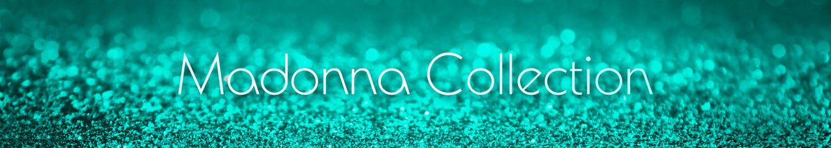 Madonna Collection – Türkis Glitzer Banner Sucre Jewelry
