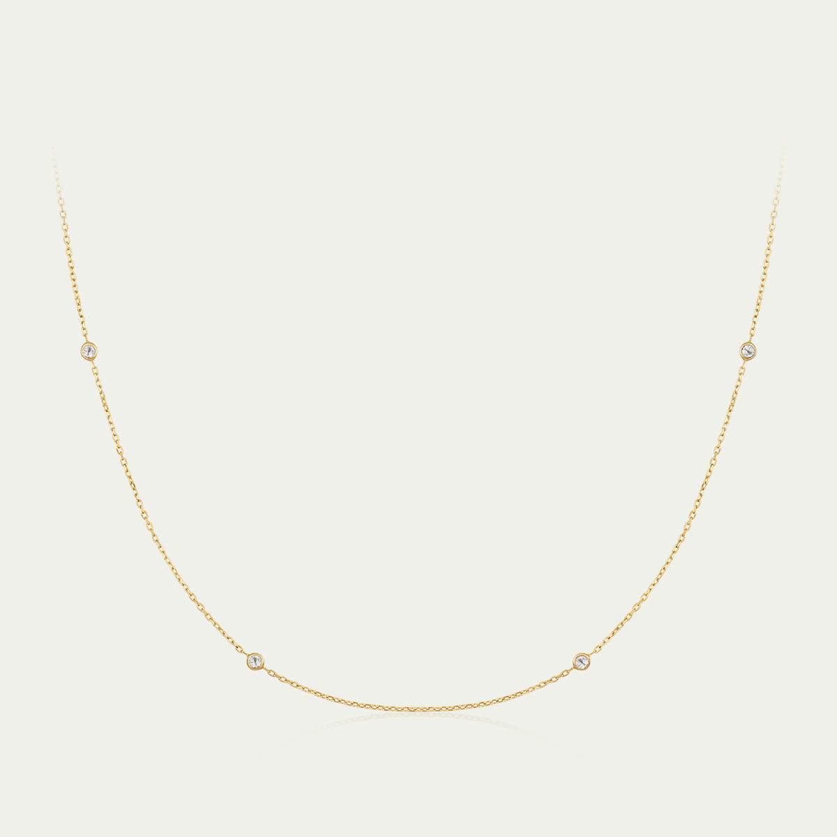 Halskette Pure Glam – 14K Gelbgold | Sucre Fine Jewelry