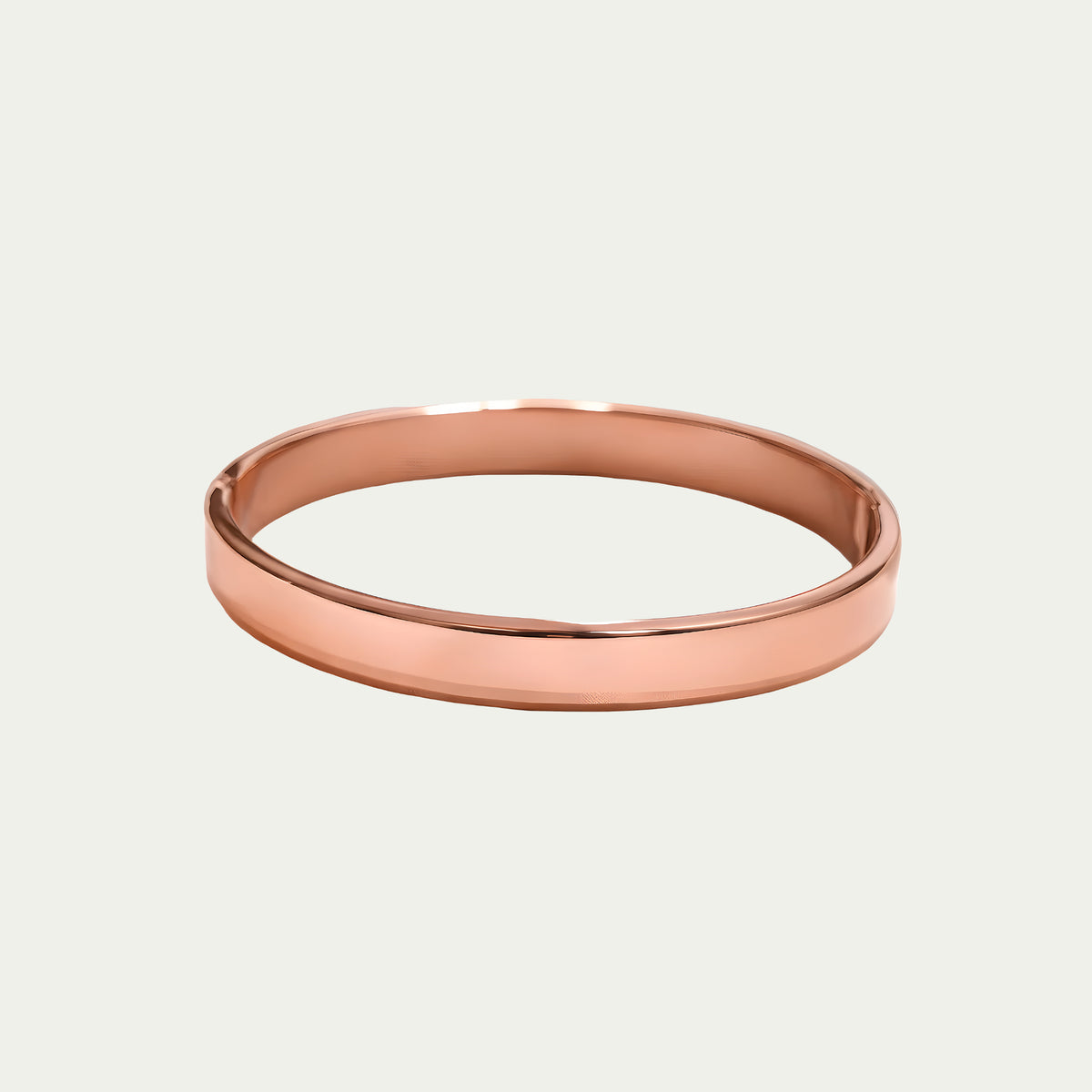 Klassisch-Zeitloser Armreif 8mm – Edelstahl Roségold vergoldet | Sucre Fine Jewelry