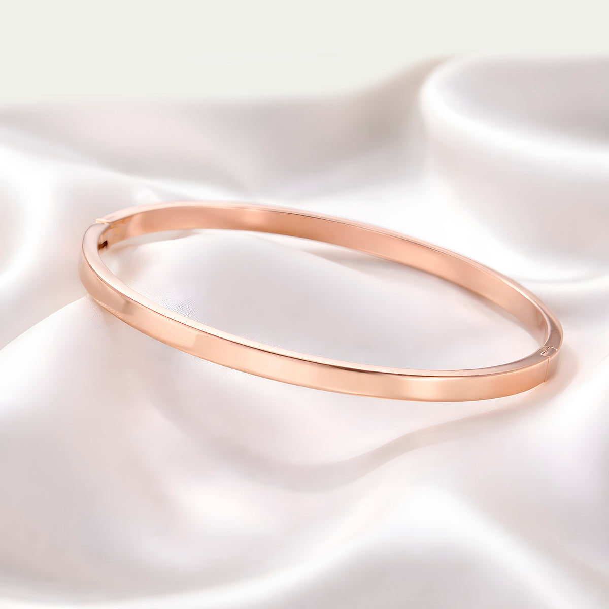 Klassisch-Zeitloser Armreif – Edelstahl Roségold vergoldet | Sucre Fine Jewelry