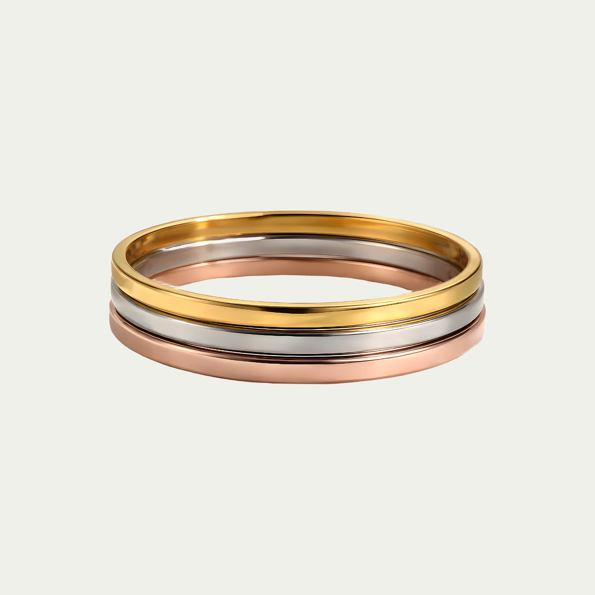 Klassisch-Zeitloser Armreif – Edelstahl vergoldet Gelbgold | Sucre Fine Jewelry