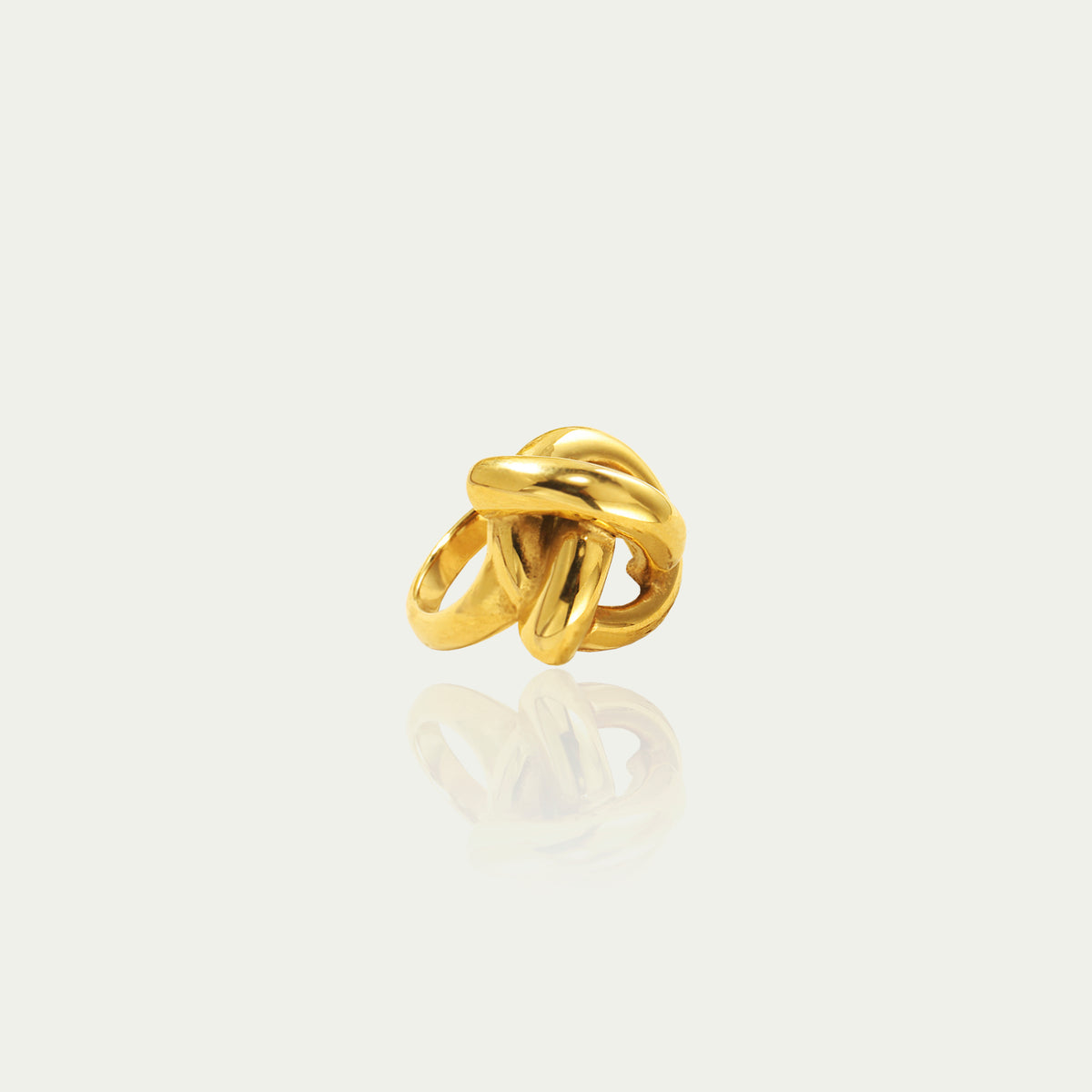 Statement Ring Knoten – Edelstahl vergoldet | Sucre Fine Jewelry