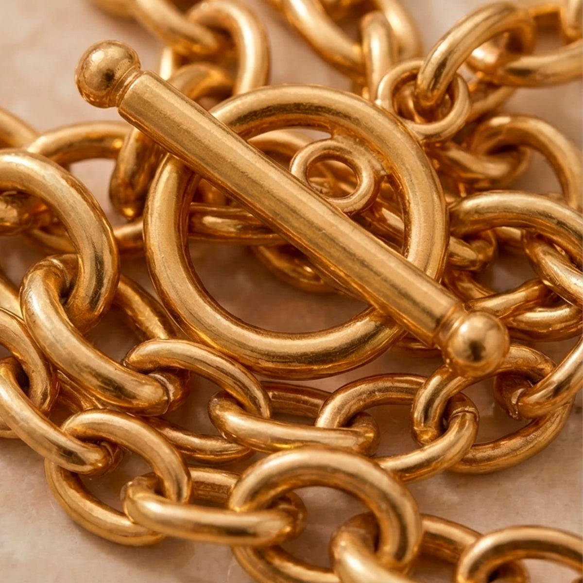 Statement Halskette Chain II – Edelstahl vergoldet | Sucre Fine Jewelry