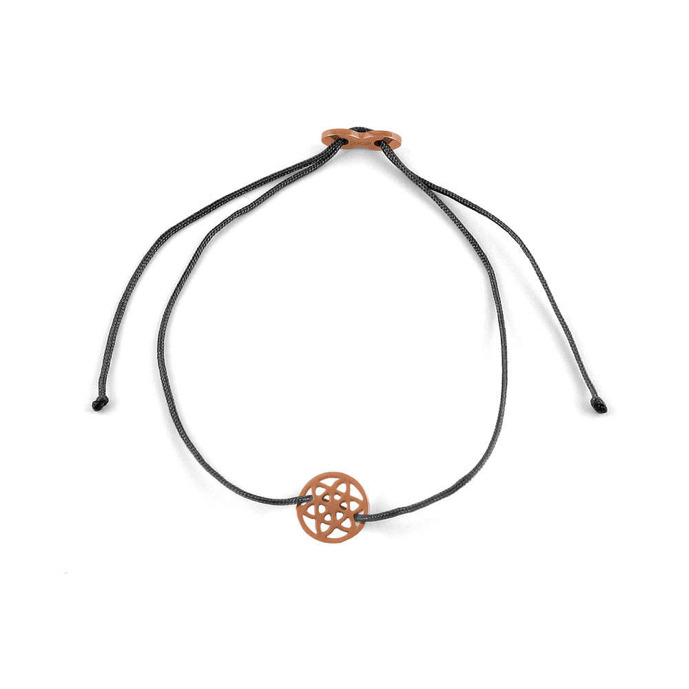 Glücksarmbändchen Lebensblume – Edelstahl 18K Roségold vergoldet | Sucre Fine Jewelry