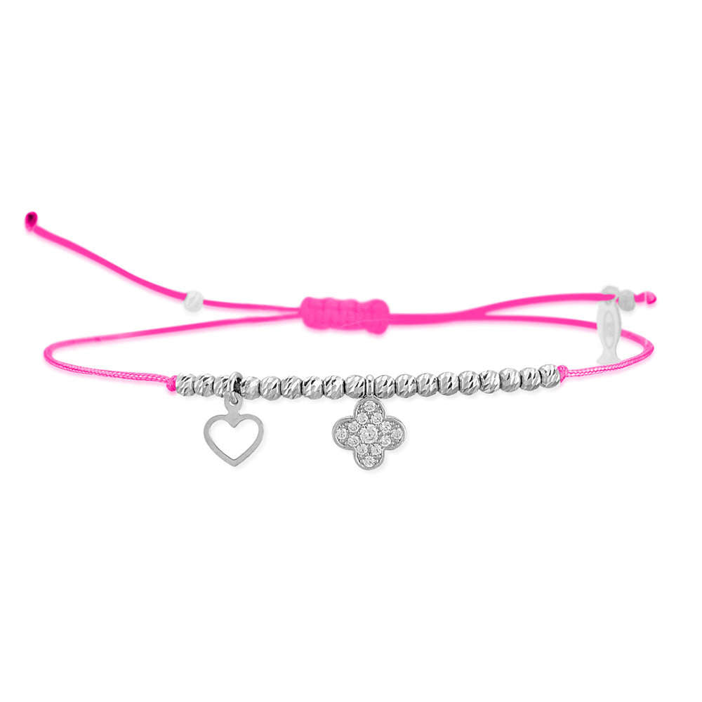 Glücksbändchen Kleeblatt – 925 Sterling Silber | Sucre Fine Jewelry
