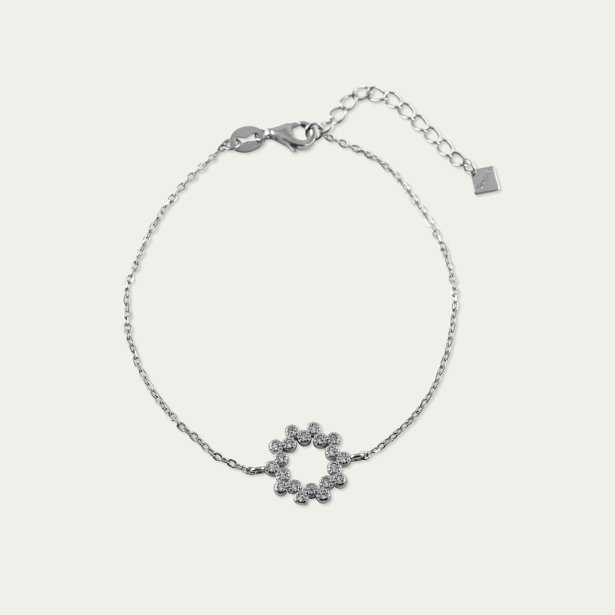 Armkette Sparkling rhodiniert – 925 Sterling Silber | Sucre Fine Jewelry