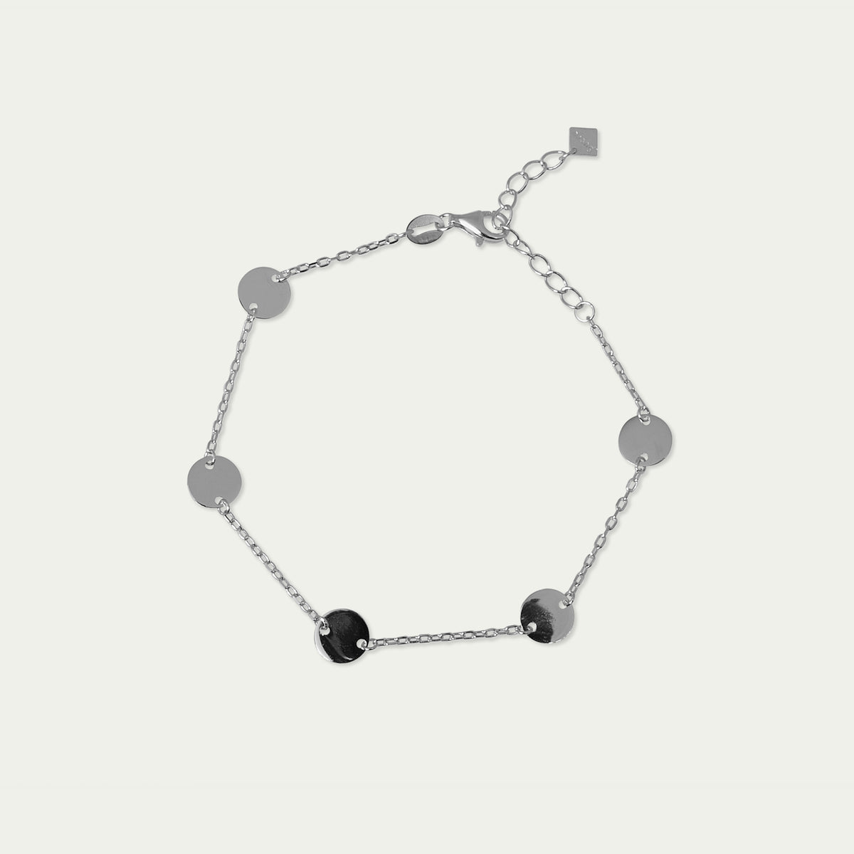 Armkette Coin 5 Plättchen – 925 Sterling Silber | Sucre Fine Jewelry
