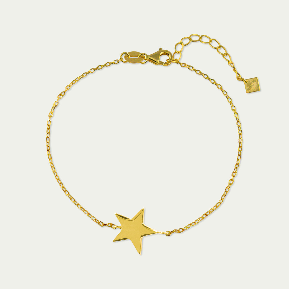 Armkette Stern – 925 Sterling Silber 18K Gelbgold vergoldet | Sucre Fine Jewelry
