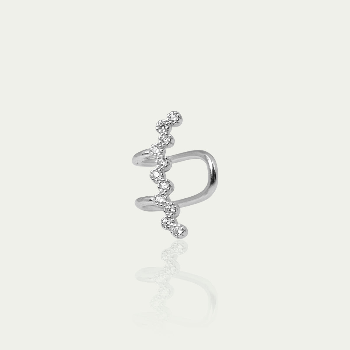 Earcuff Wire Sparkling – 925 Sterling Silber | Sucre Fine Jewelry