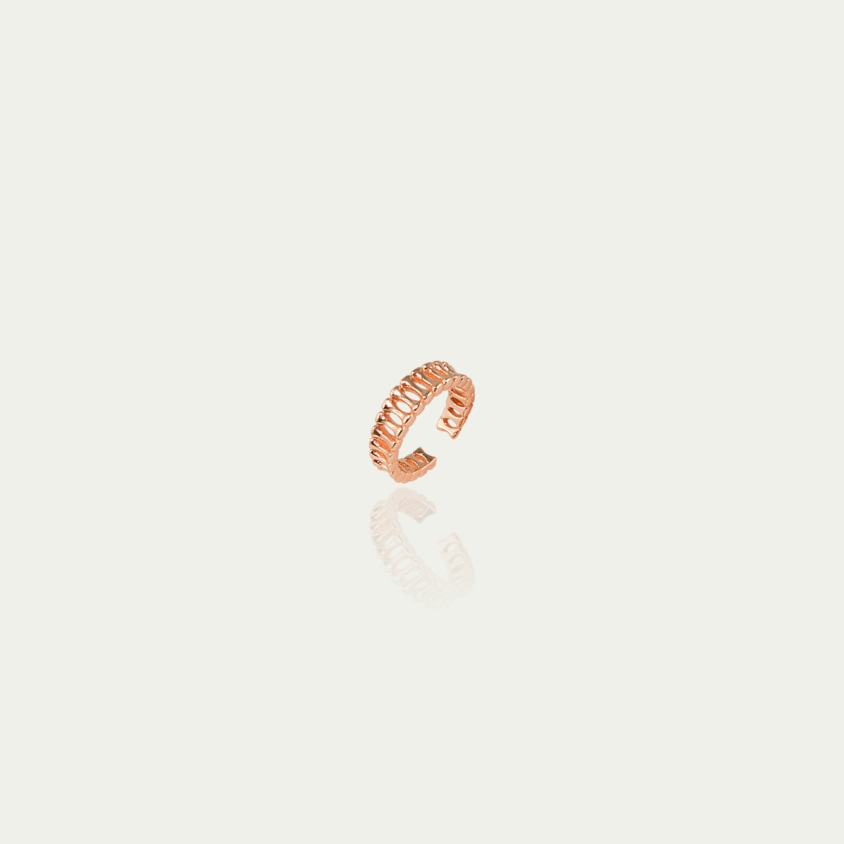 Earcuff Infinity – 925 Sterling Silber 18K Roségold vergoldet | Sucre Fine Jewelry
