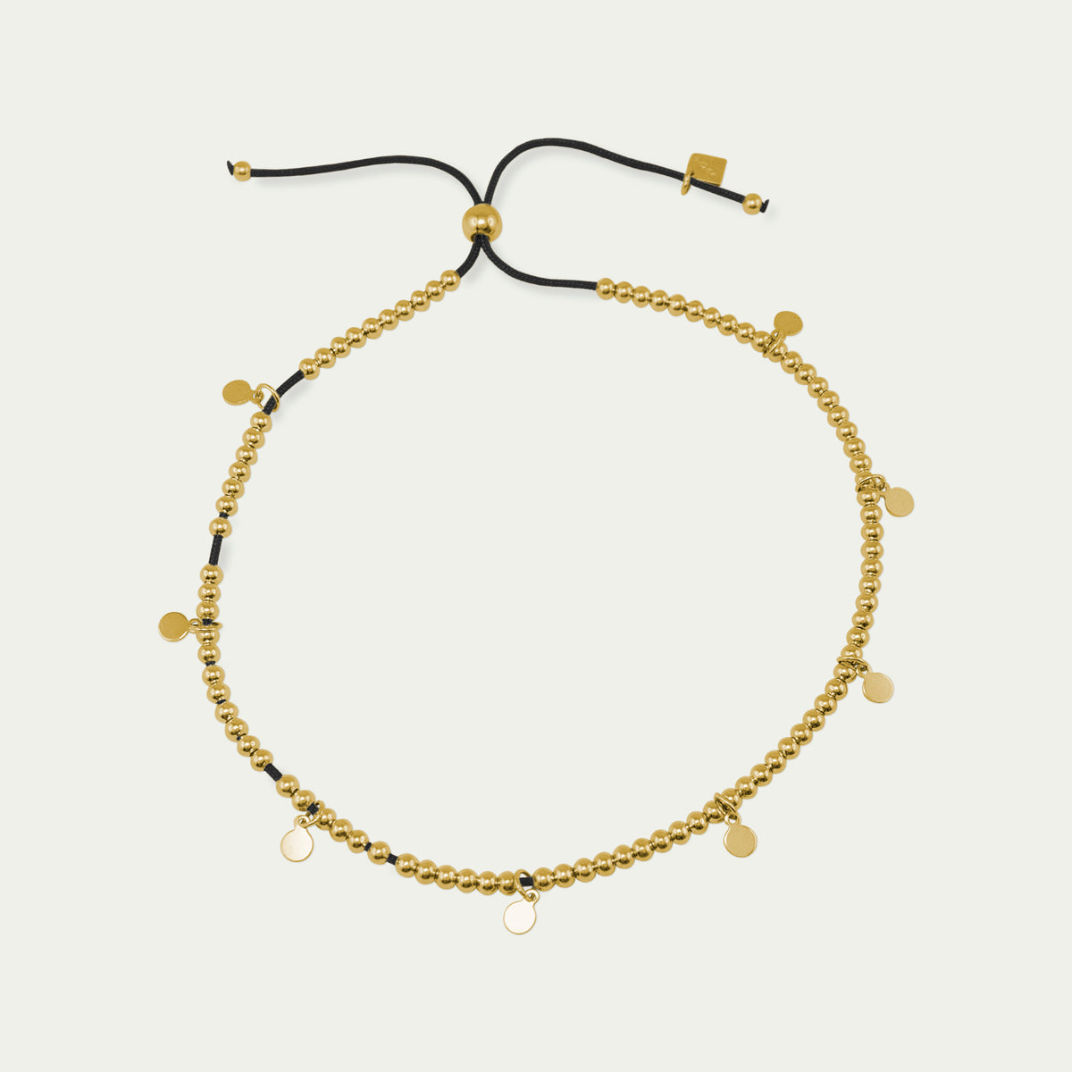 Fußbändchen Sprinkle – 925 Sterling Silber 18K Gelbgold vergoldet | Sucre Fine Jewelry