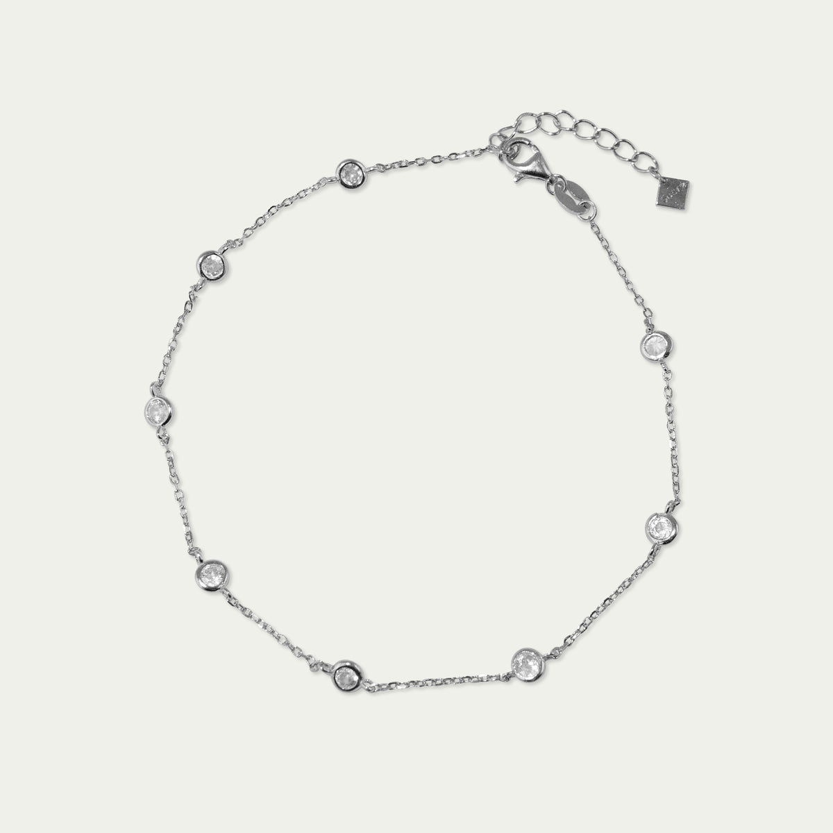 Fusskette Endless Glam mit Zirkonia – 925 Sterling Silber | Sucre Fine Jewelry