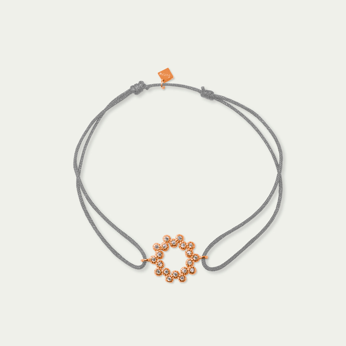 Glücksarmbändchen Sparkling – 925 Sterling Silber 18K Roségold vergoldet | Sucre Fine Jewelry