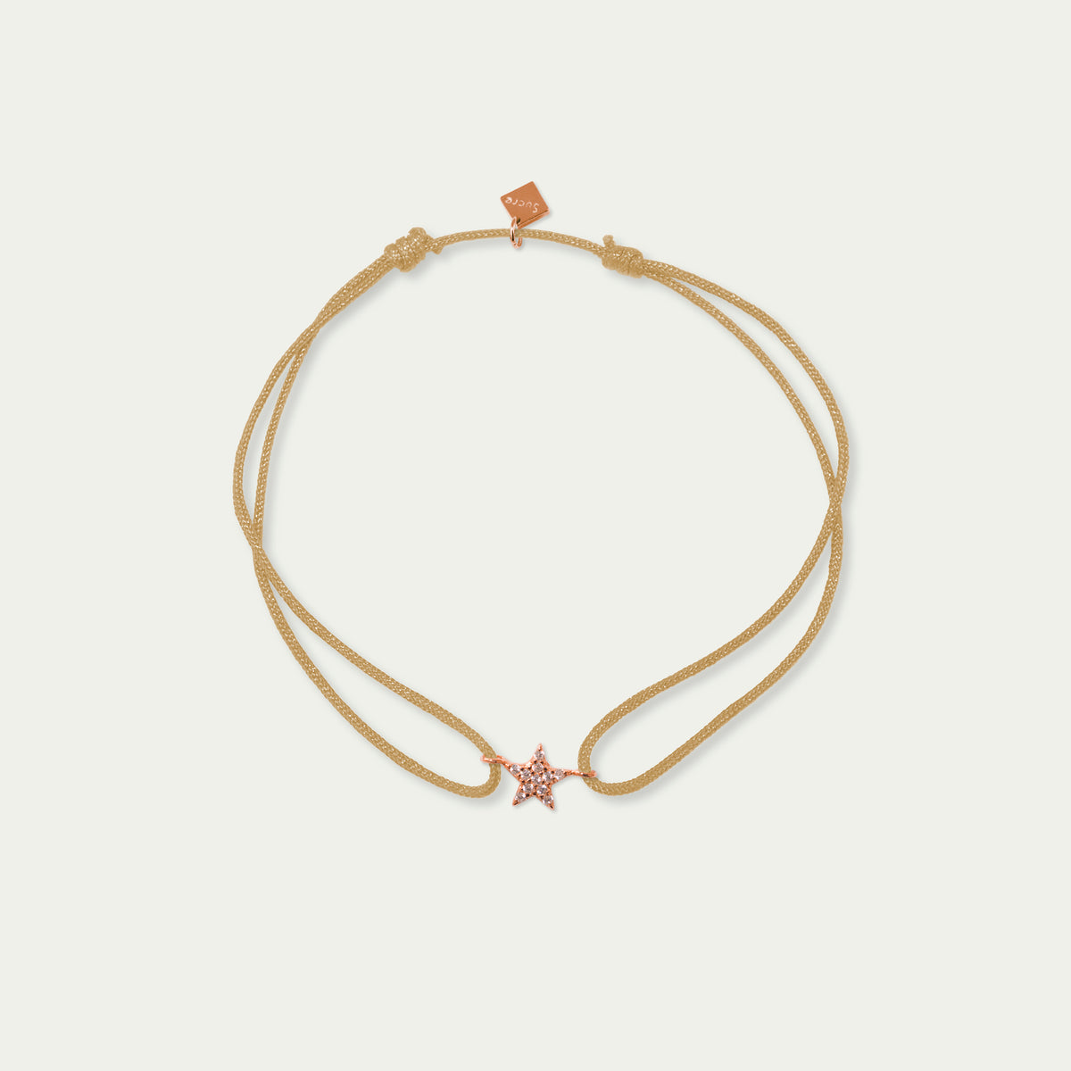 Glücksarmband Mini Stern – 925 Sterling Silber 18K Roségold vergoldet | Sucre Fine Jewelry