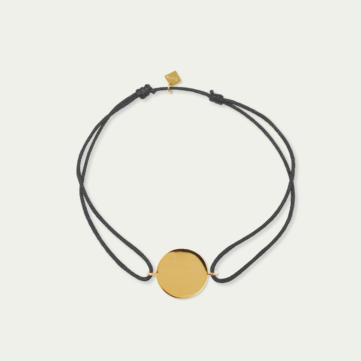 Glücksarmbändchen Coin – 925 Sterling Silber 18K Gelbgold vergoldet | Sucre Fine Jewelry