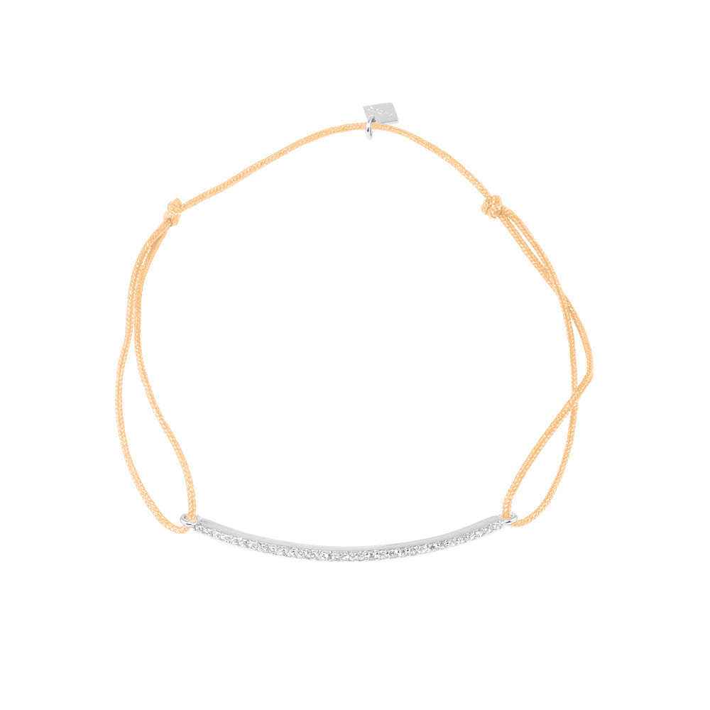 Glücksarmbändchen Bar mit Zirkonia – 925 Sterling Silber | Sucre Fine Jewelry
