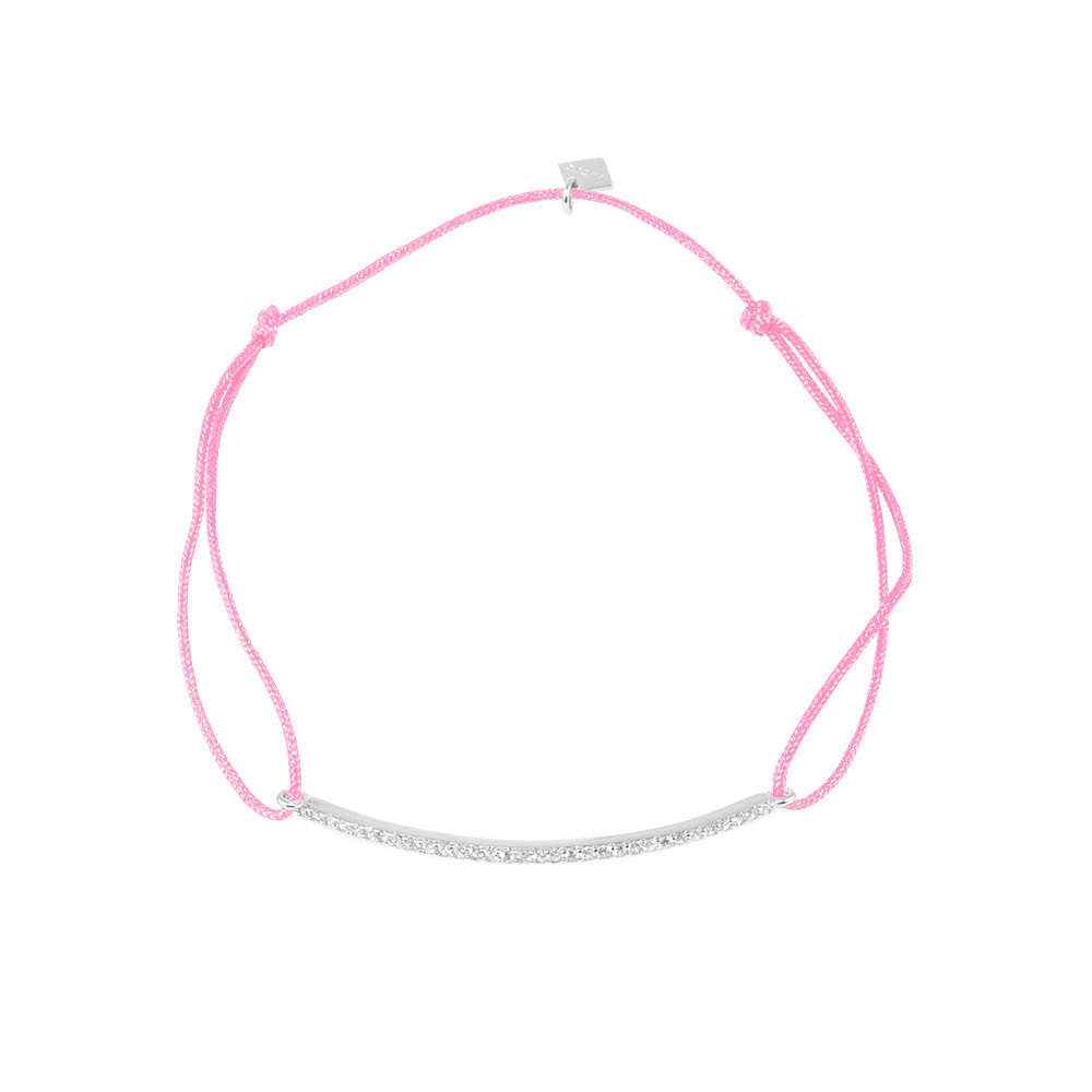 Glücksarmbändchen Bar mit Zirkonia – 925 Sterling Silber | Sucre Fine Jewelry