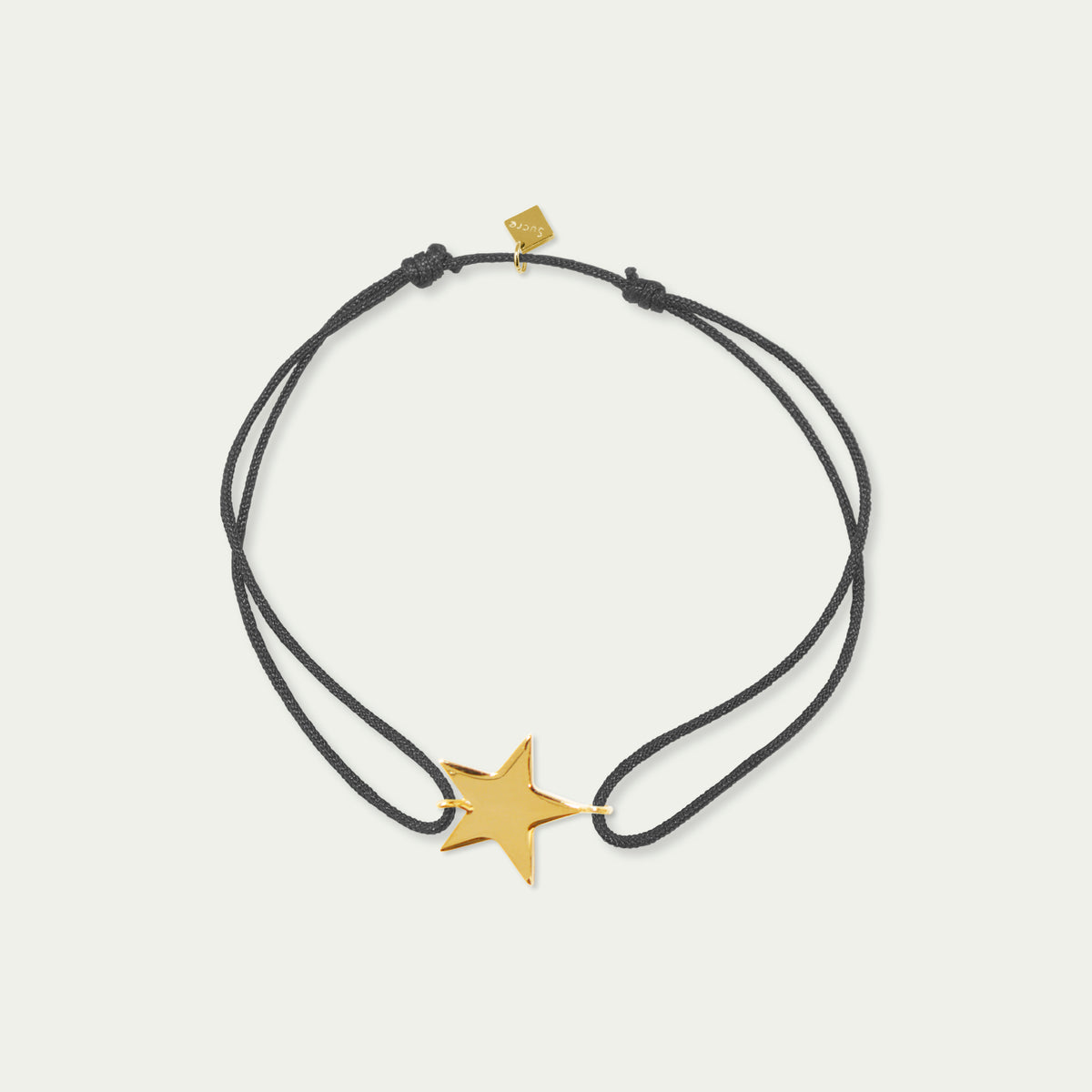 Glücksarmbändchen Stern – 925 Sterling Silber 18K Gelbgold vergoldet | Sucre Fine Jewelry