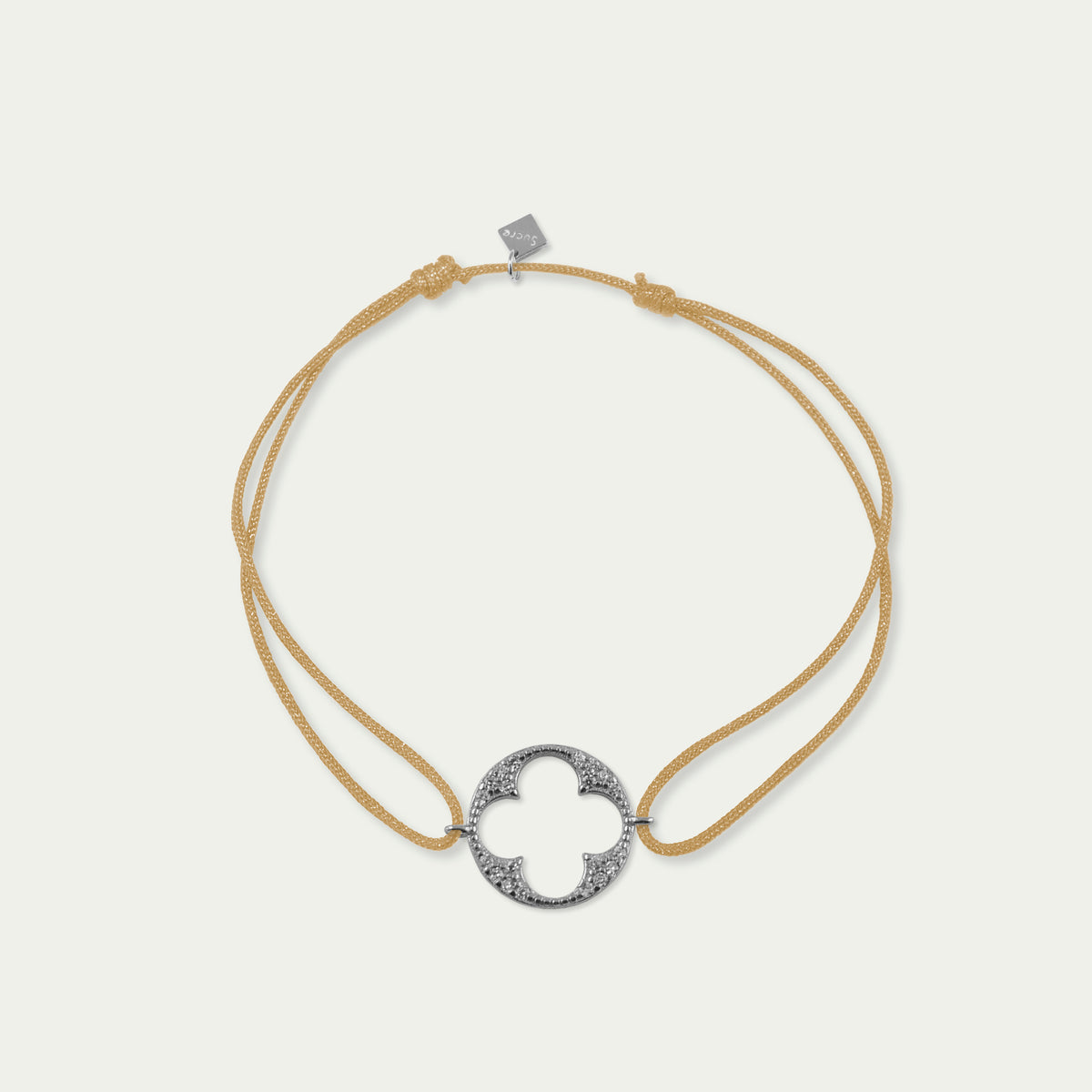 Glücksarmband Big Shiny Clover – 925 Sterling Silber | Sucre Fine Jewelry