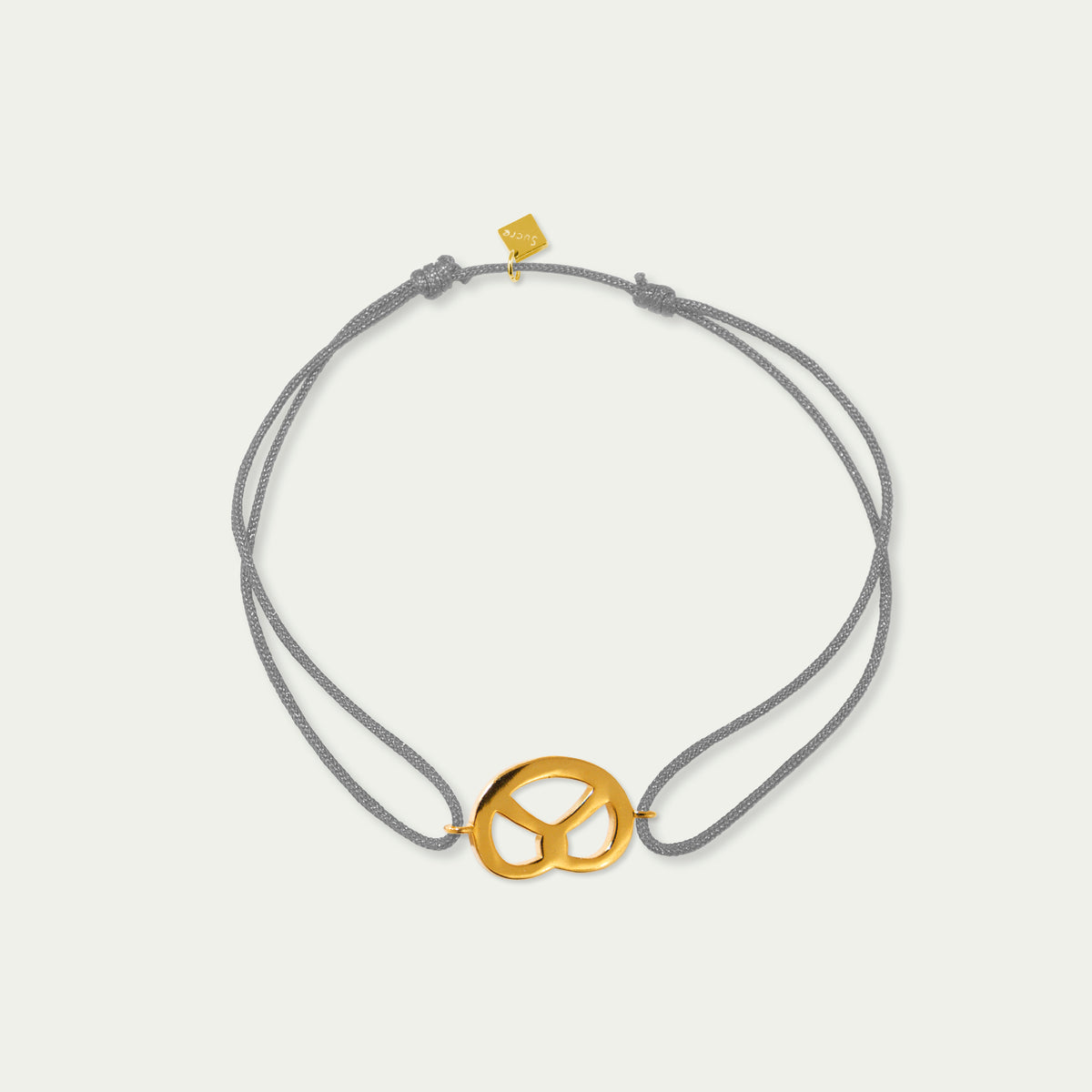 Glücksarmbändchen Brezn – 925 Sterling Silber 18K Gelbgold vergoldet | Sucre Fine Jewelry
