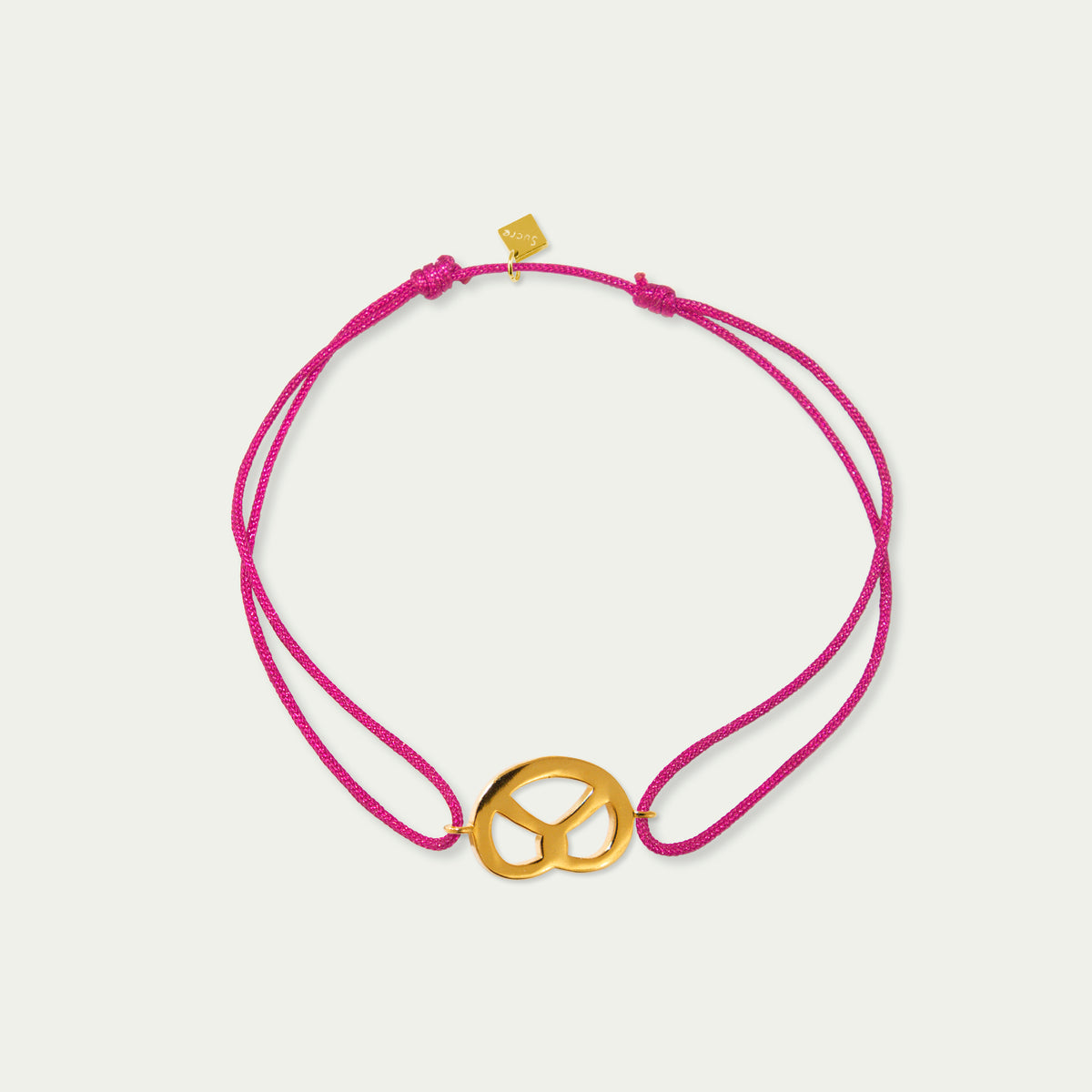 Glücksarmbändchen Brezn – 925 Sterling Silber 18K Gelbgold vergoldet | Sucre Fine Jewelry