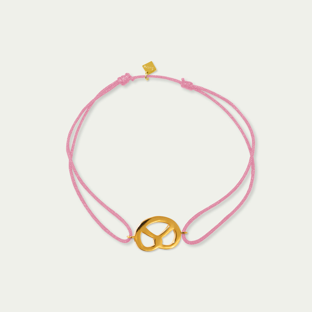 Glücksarmbändchen Brezn – 925 Sterling Silber 18K Gelbgold vergoldet | Sucre Fine Jewelry