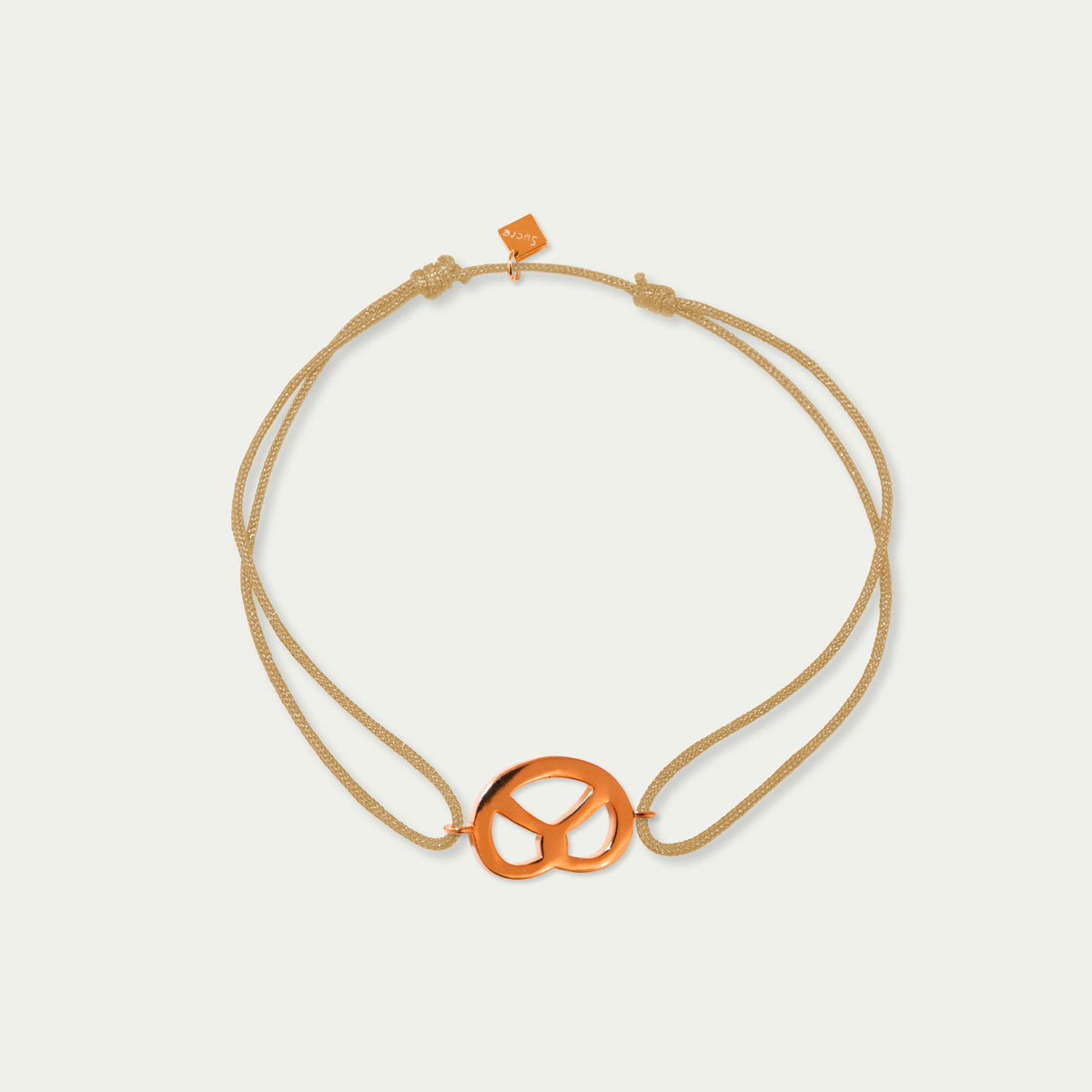 Glücksarmbändchen Brezn – 925 Sterling Silber 18K Roségold vergoldet | Sucre Fine Jewelry