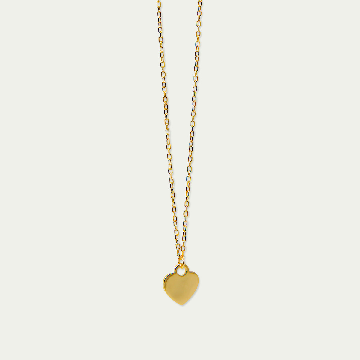 Halskette Heart – 925 Sterling Silber 18K Gelbgold vergoldet | Sucre Fine Jewelry