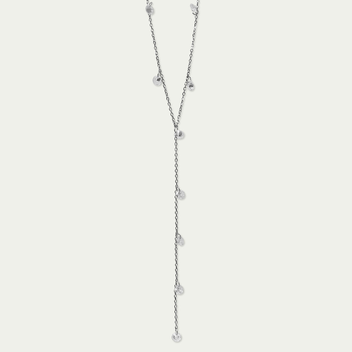 Halskette Y Pure mit Zirkonia – 925 Sterling Silber | Sucre Fine Jewelry
