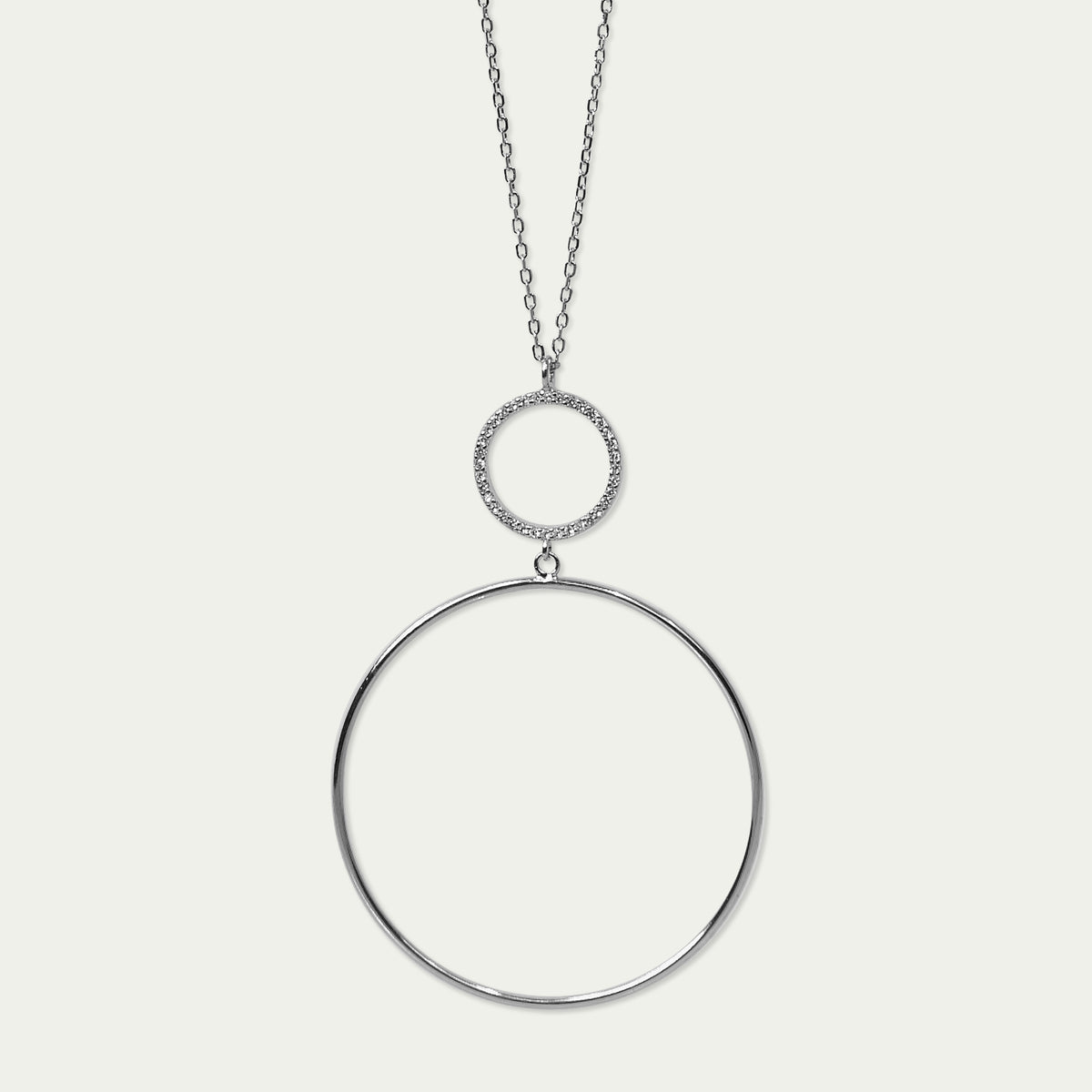 Halskette Big Circle – 925 Sterling Silber | Sucre Fine Jewelry