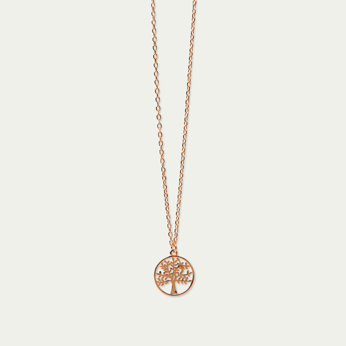 Halskette Lebensbaum – 925 Sterling Silber 18K Roségold vergoldet | Sucre Fine Jewelry