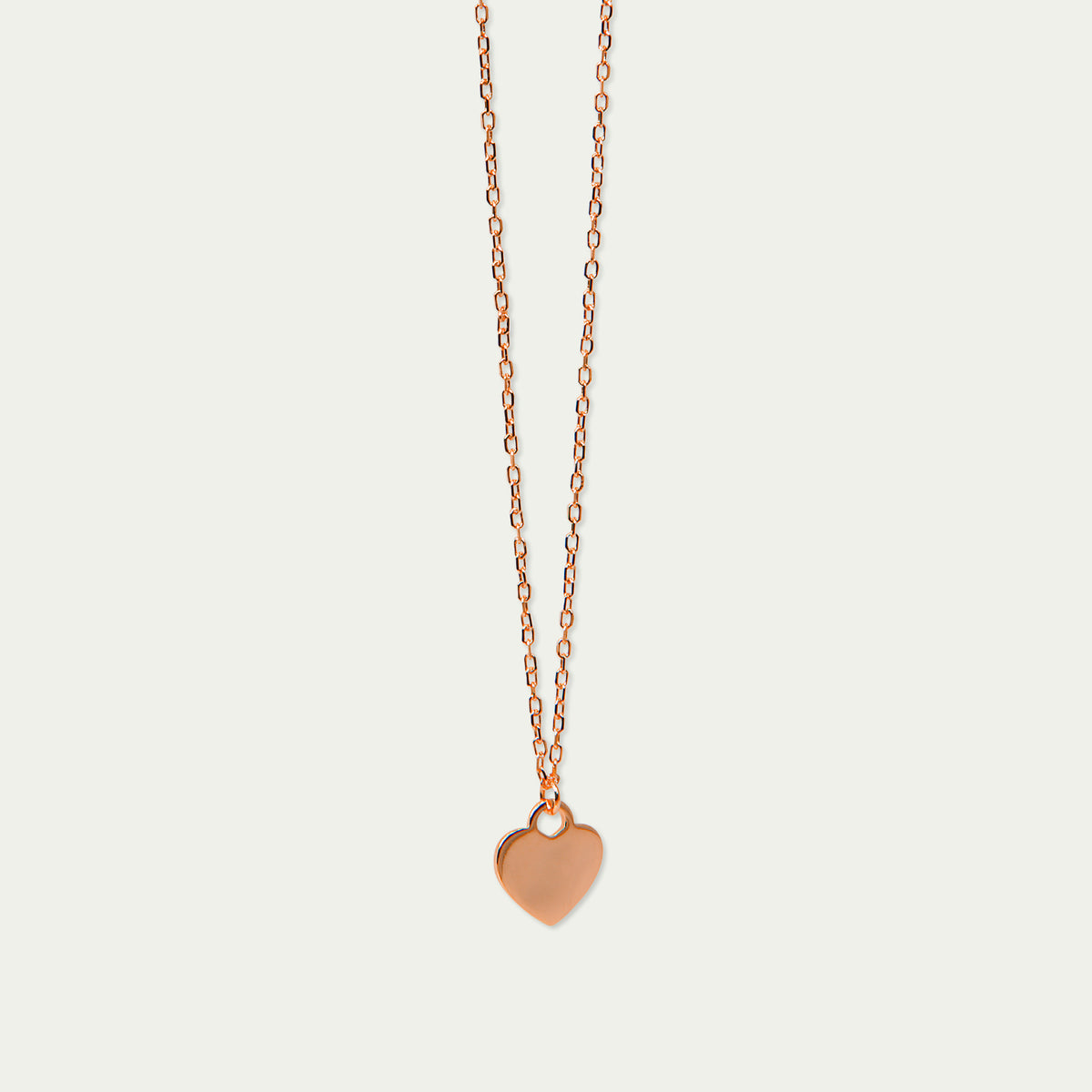 Halskette Heart – 925 Sterling Silber 18K Roségold vergoldet | Sucre Fine Jewelry