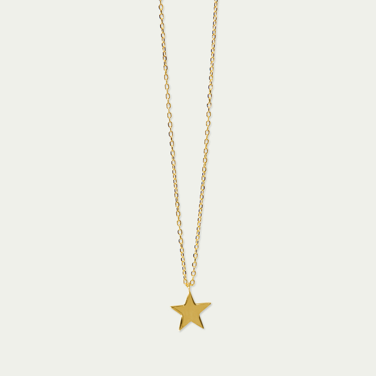 Halskette Stern – 925 Sterling Silber 18K Gelbgold vergoldet | Sucre Fine Jewelry