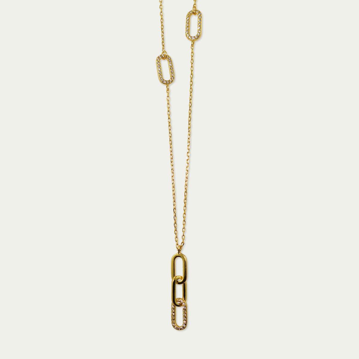Halskette Chunky Chain – 925 Sterling Silber 18K Gelbgold vergoldet | Sucre Fine Jewelry