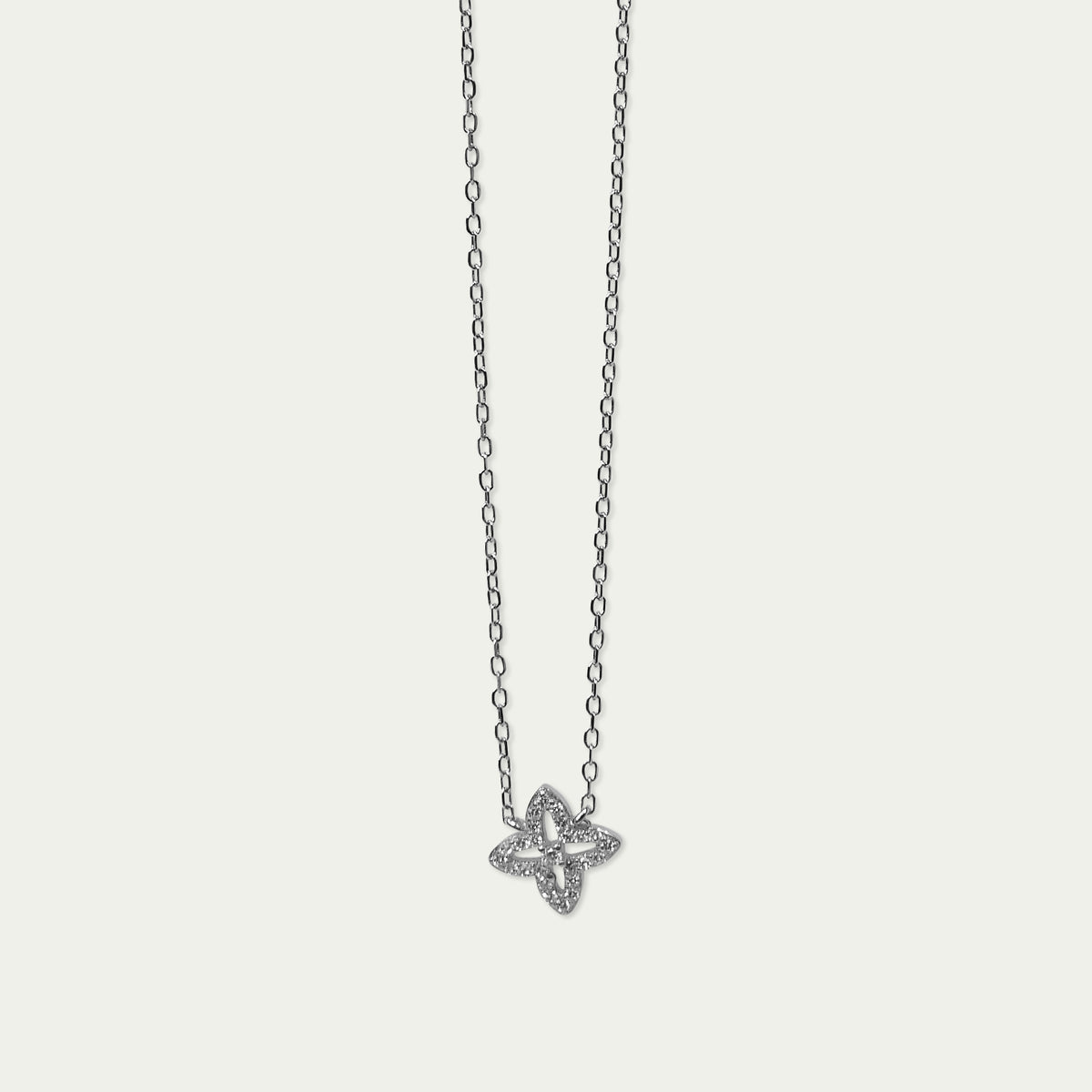 Halskette Shiny Clover – 925 Sterling Silber | Sucre Fine Jewelry