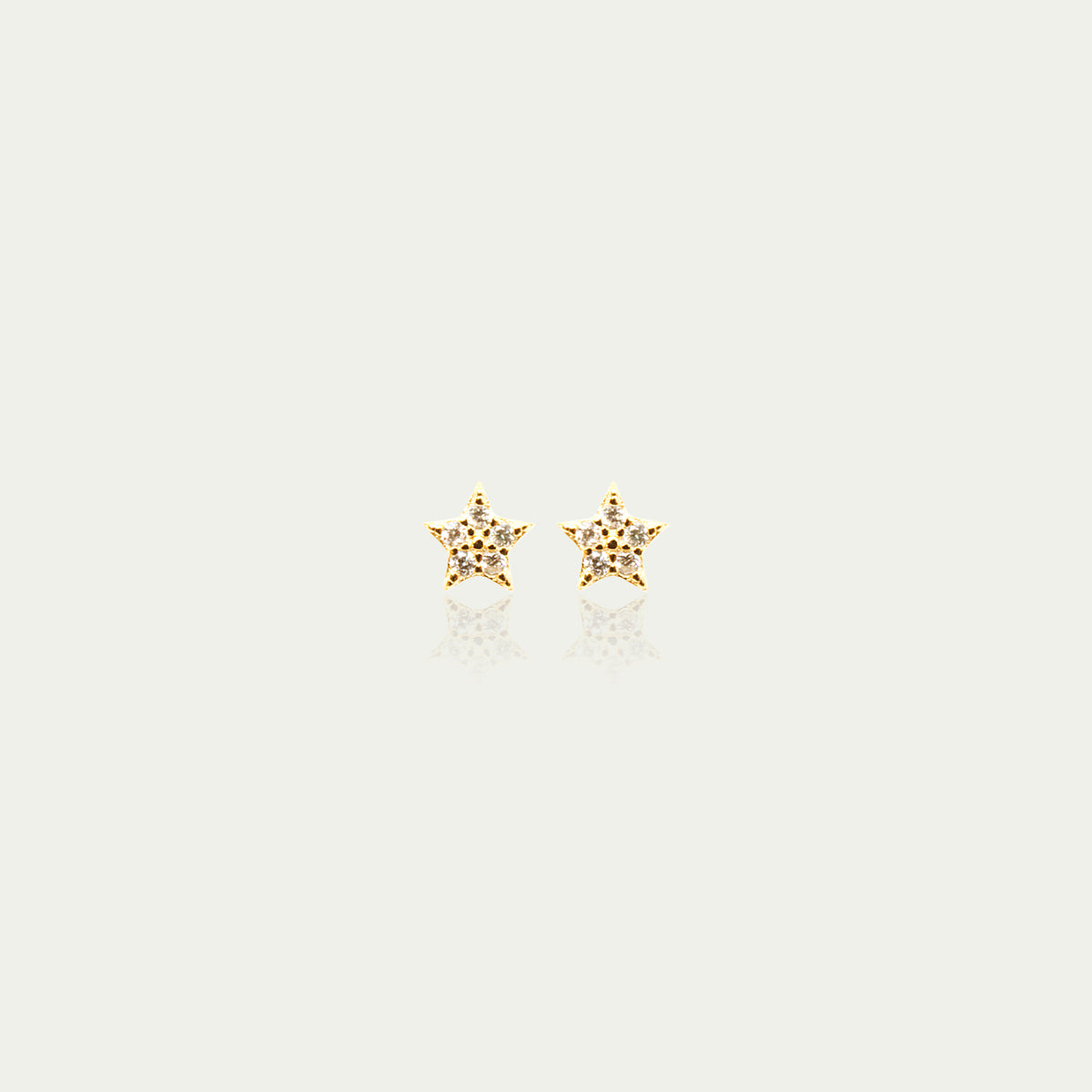 Ohrstecker Mini Stern – 925 Sterling Silber 18K Gelbgold vergoldet | Sucre Fine Jewelry