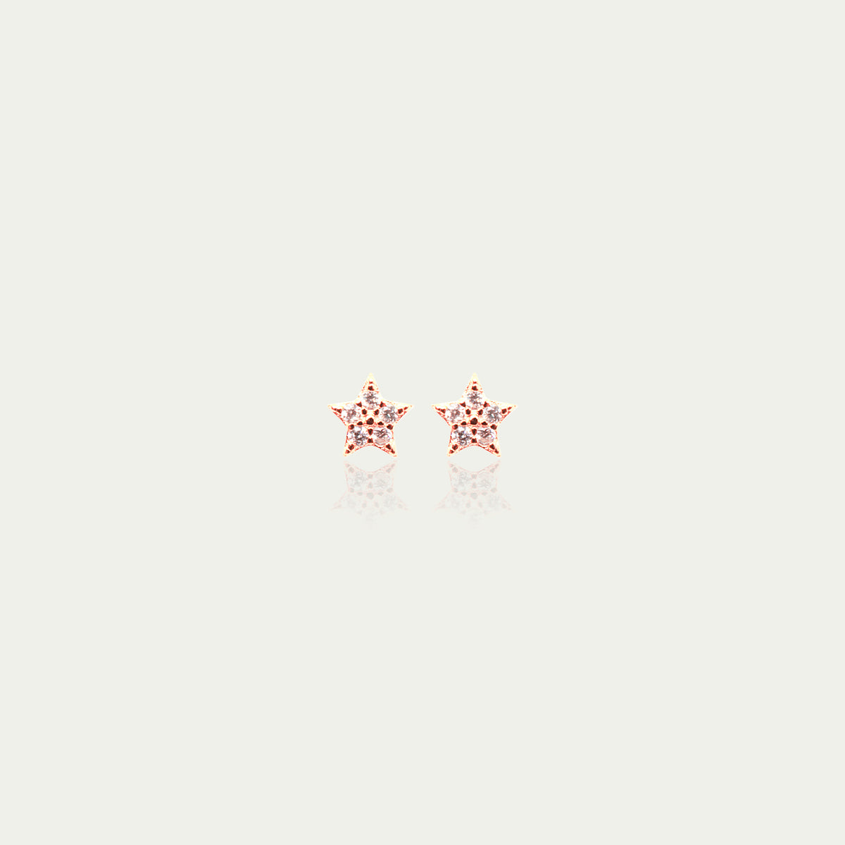 Ohrstecker Mini Stern – 925 Sterling Silber 18K Roségold vergoldet | Sucre Fine Jewelry
