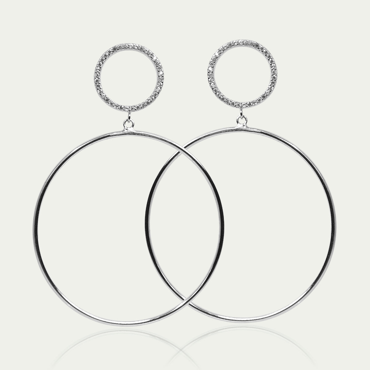 Ohrhänger Big Circle – 925 Sterling Silber | Sucre Fine Jewelry