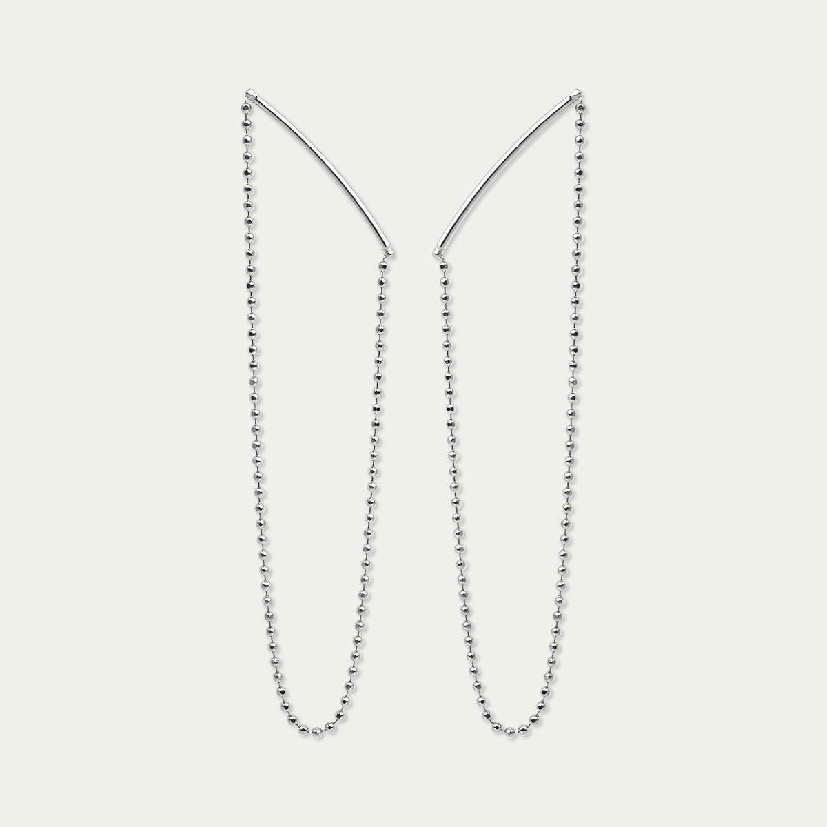 Ohrhänger Bar Chain – 925 Sterling Silber | Sucre Fine Jewelry