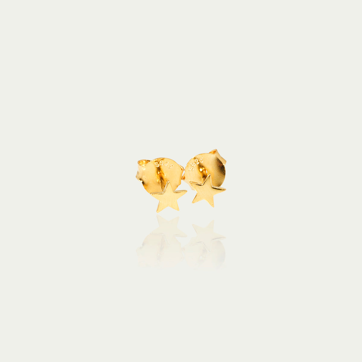 Ohrstecker Mini Stern – 925 Sterling Silber 18K Gelbgold vergoldet | Sucre Fine Jewelry