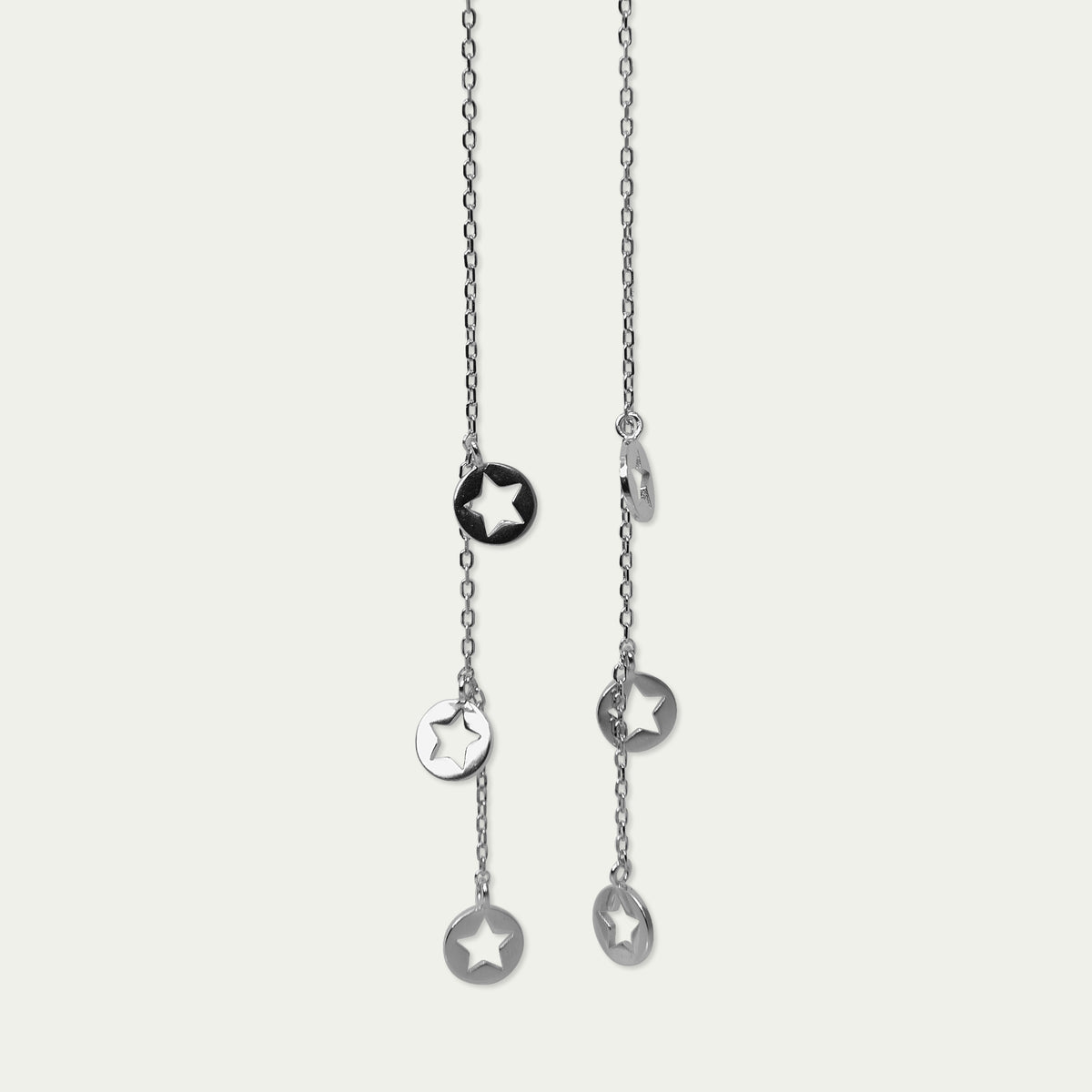 Ohrhänger Disc Star – 925 Sterling Silber | Sucre Fine Jewelry