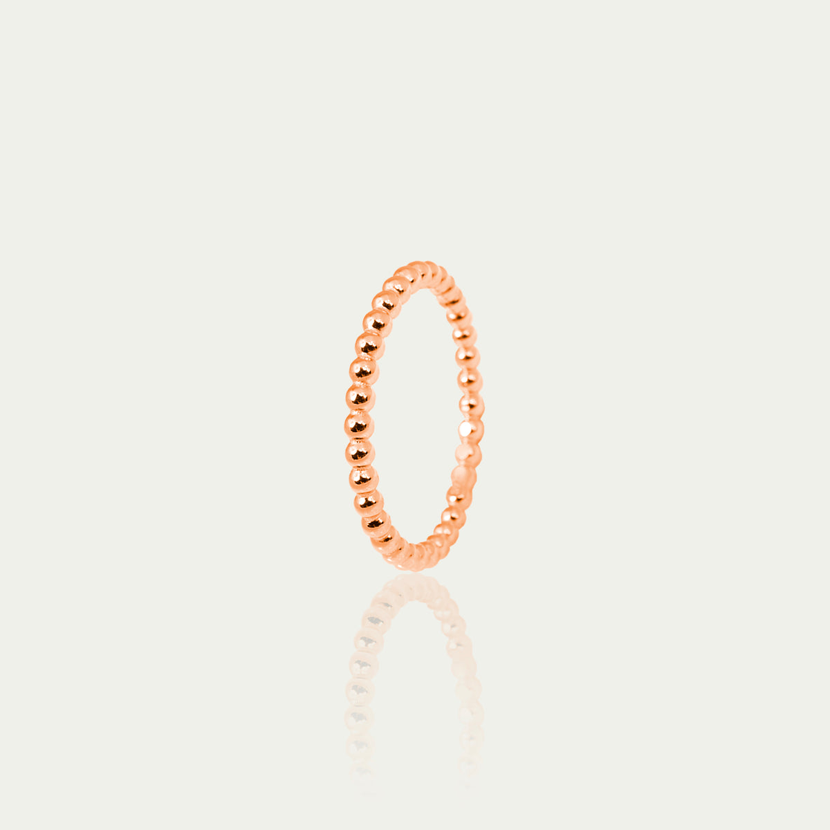 Ring Ball – 925 Sterling Silber 18K Roségold vergoldet | Sucre Fine Jewelry