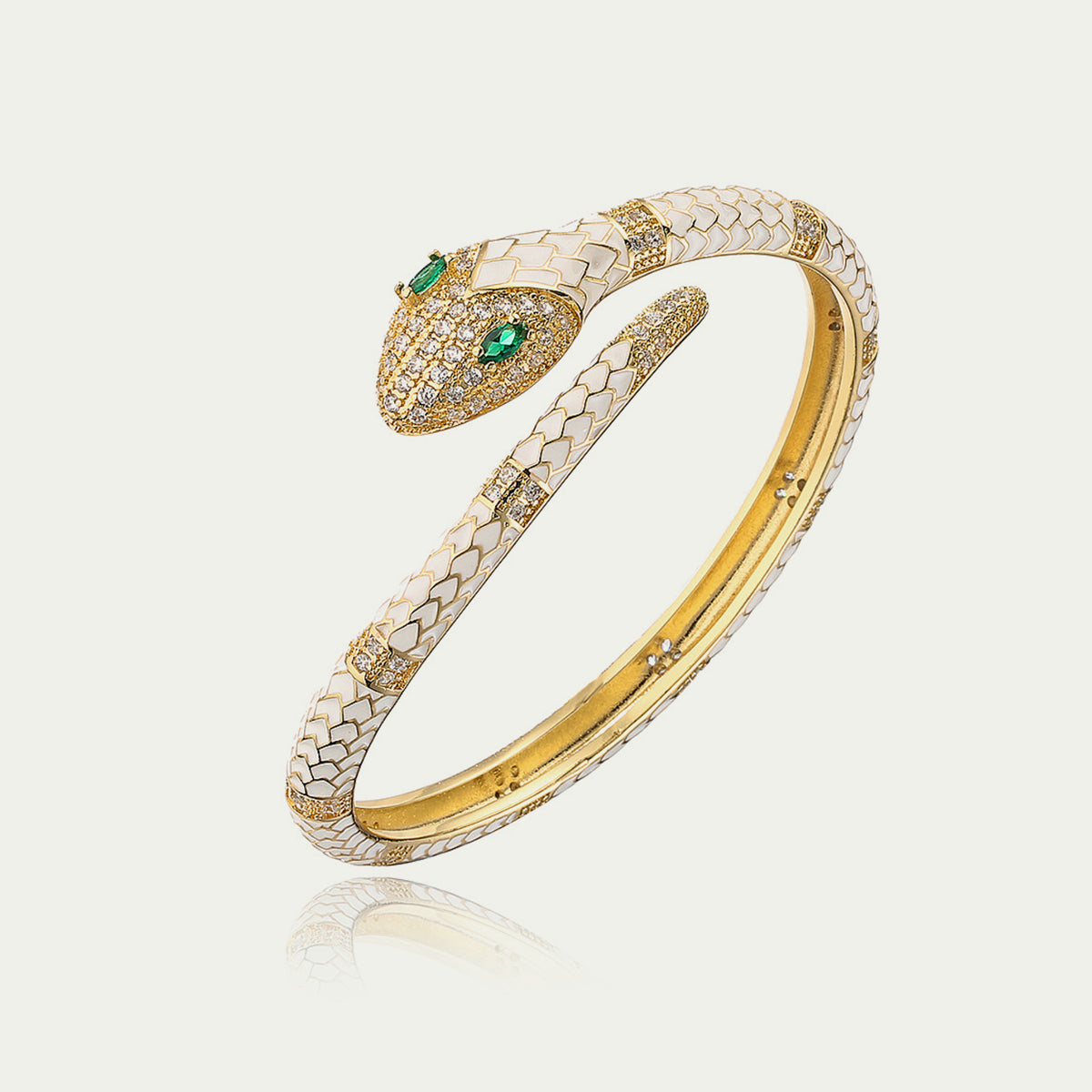 Schlangen Armreif emailliert | Sucre Fine Jewelry