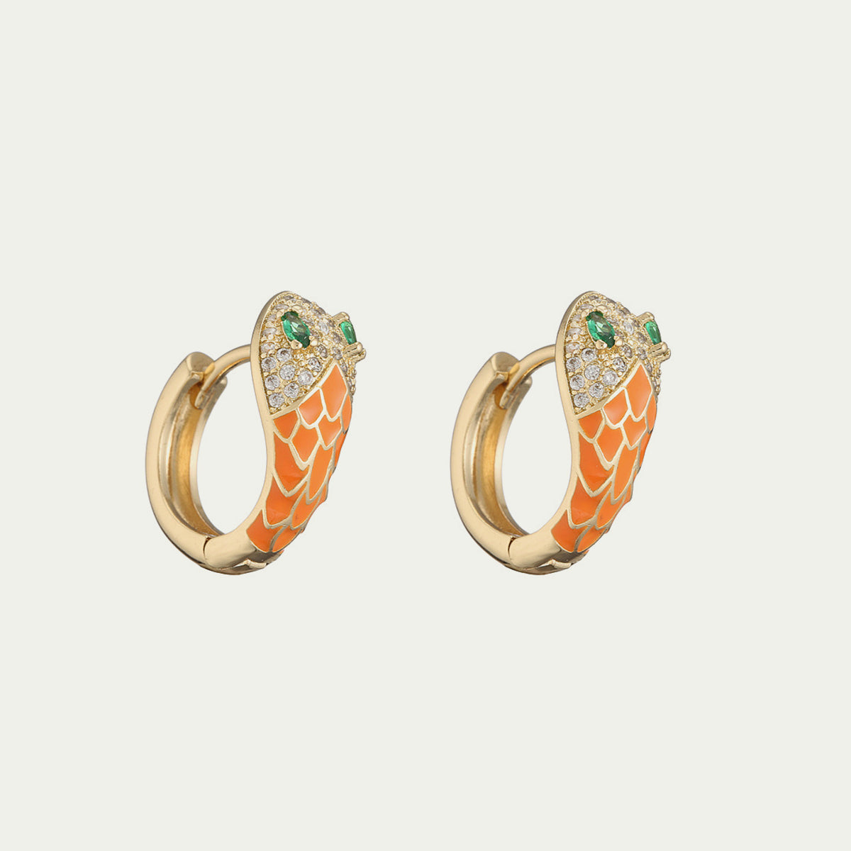 Schlangen Ohrringe emailliert | Sucre Fine Jewelry