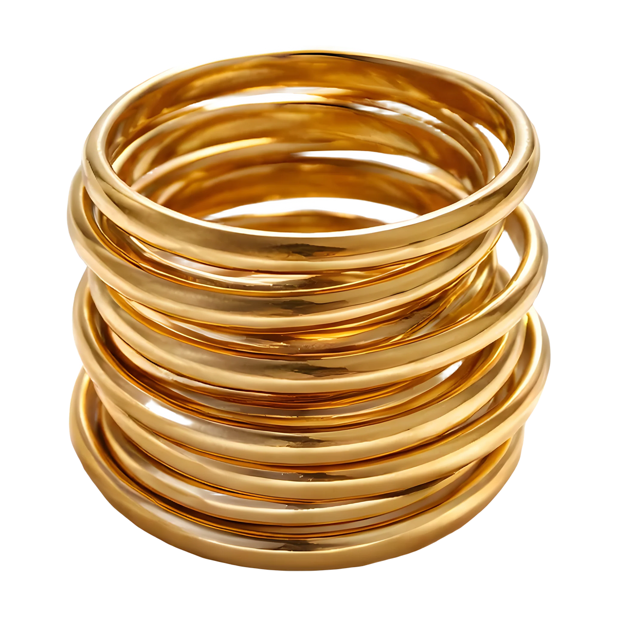 Statement Ring Wire – Edelstahl vergoldet | Sucre Fine Jewelry