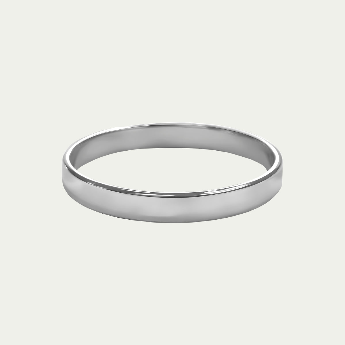 Klassisch-Zeitloser Armreif 8mm – Edelstahl silber | Sucre Fine Jewelry