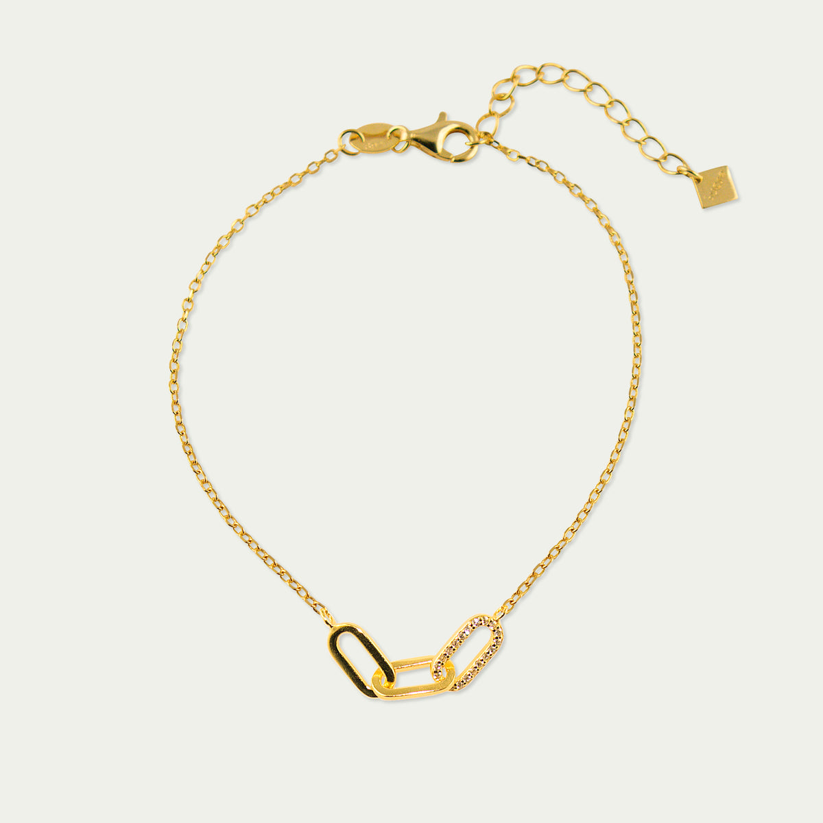 Armkette Chunky Chain – 925 Sterling Silber 18K Gelbgold vergoldet | Sucre Fine Jewelry