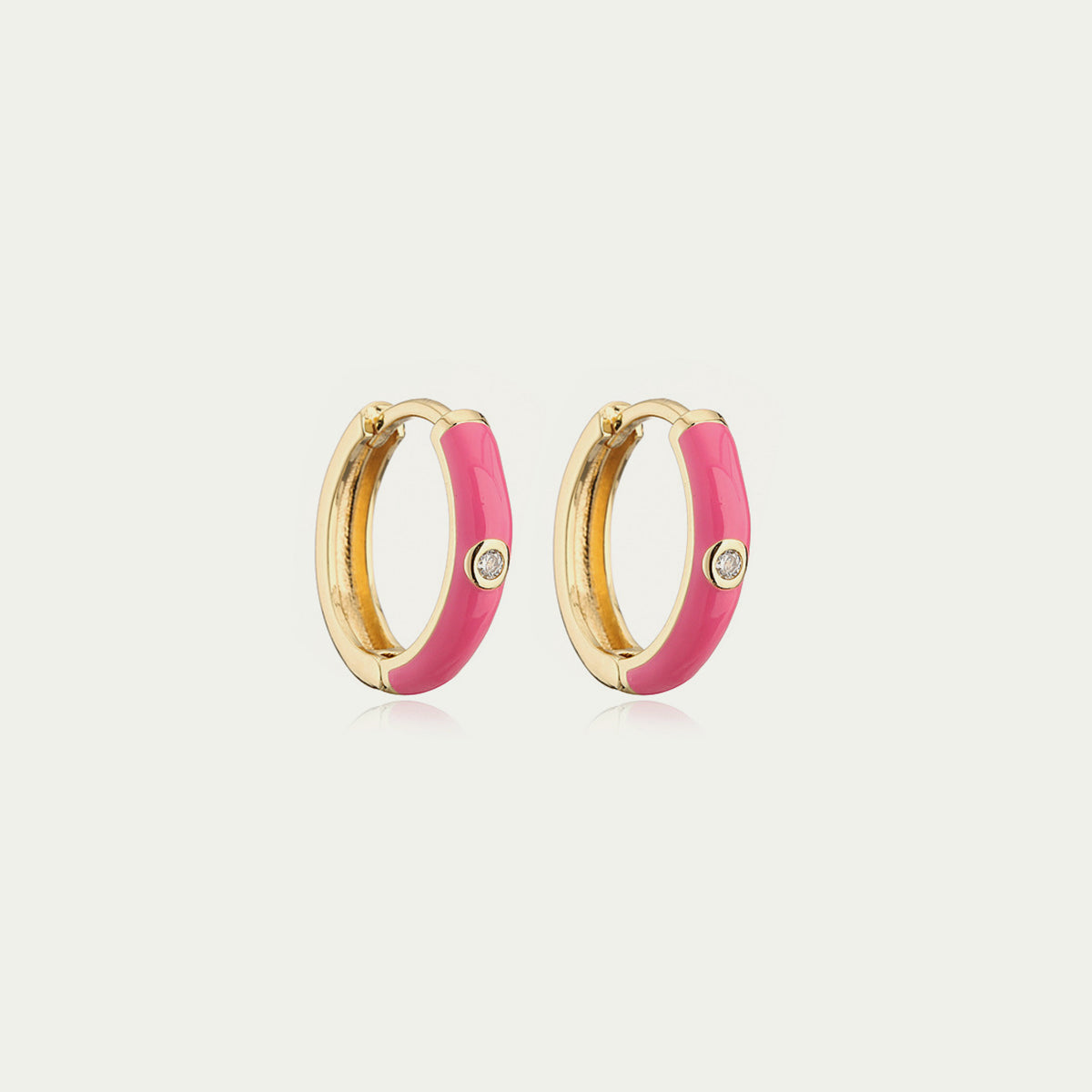 Creolen emailliert | Sucre Fine Jewelry