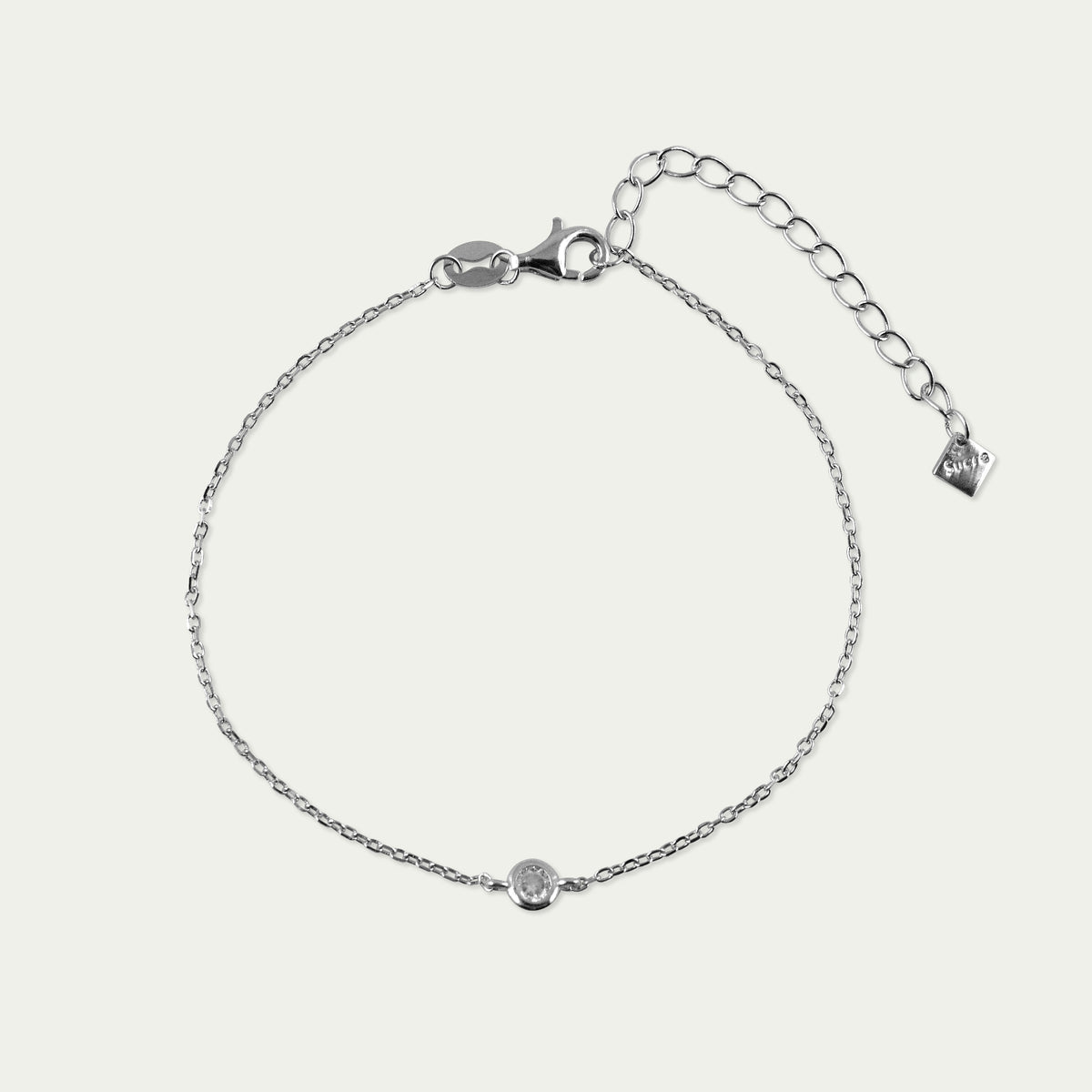 Armkette Glam, Zirkonia, Sterling Silber, Crystal