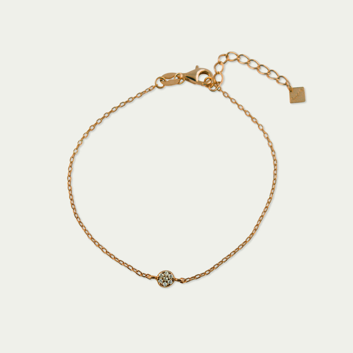 Armkette Mini Pavé – 925 Sterling Silber 18K Roségold vergoldet | Sucre Fine Jewelry